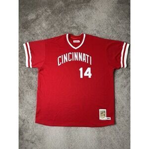 Mitchell & Ness Cincinnati Reds Pete Rose #14 1985 Baseball Jersey Red, Size 3XL